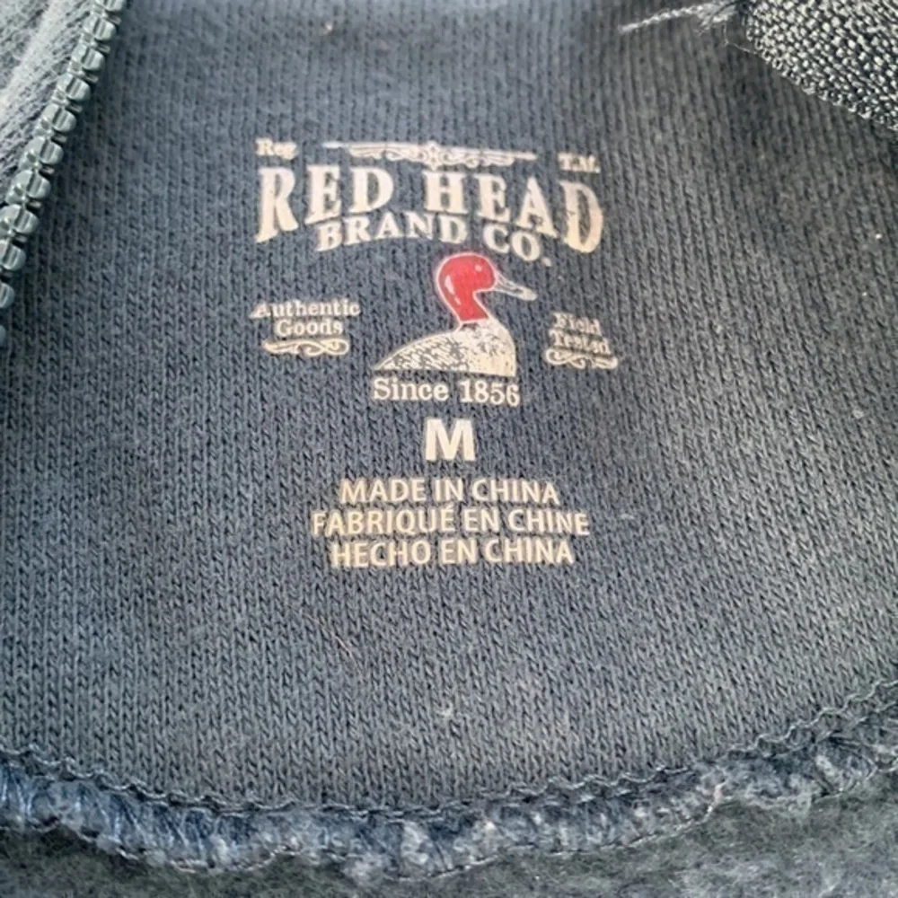 RedHead men's size medium zip pullover blue‎ gray